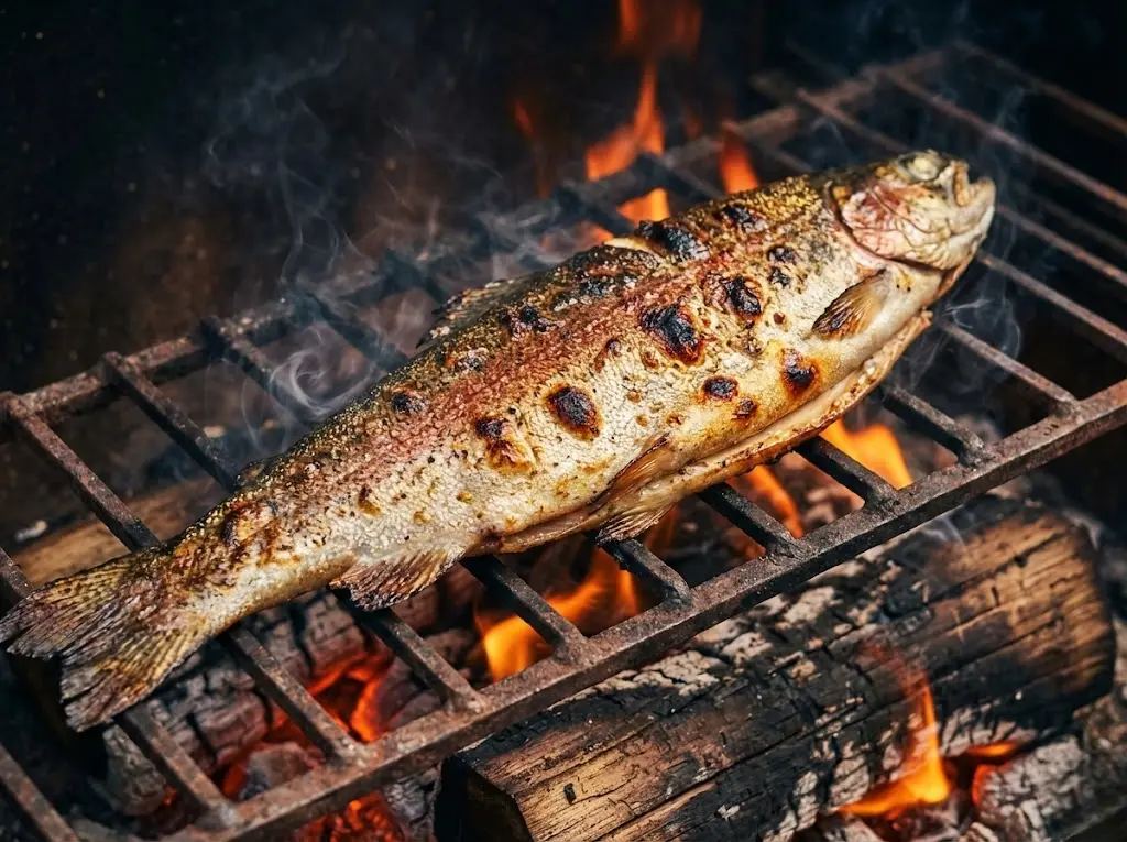 Ember-Roasted Trout